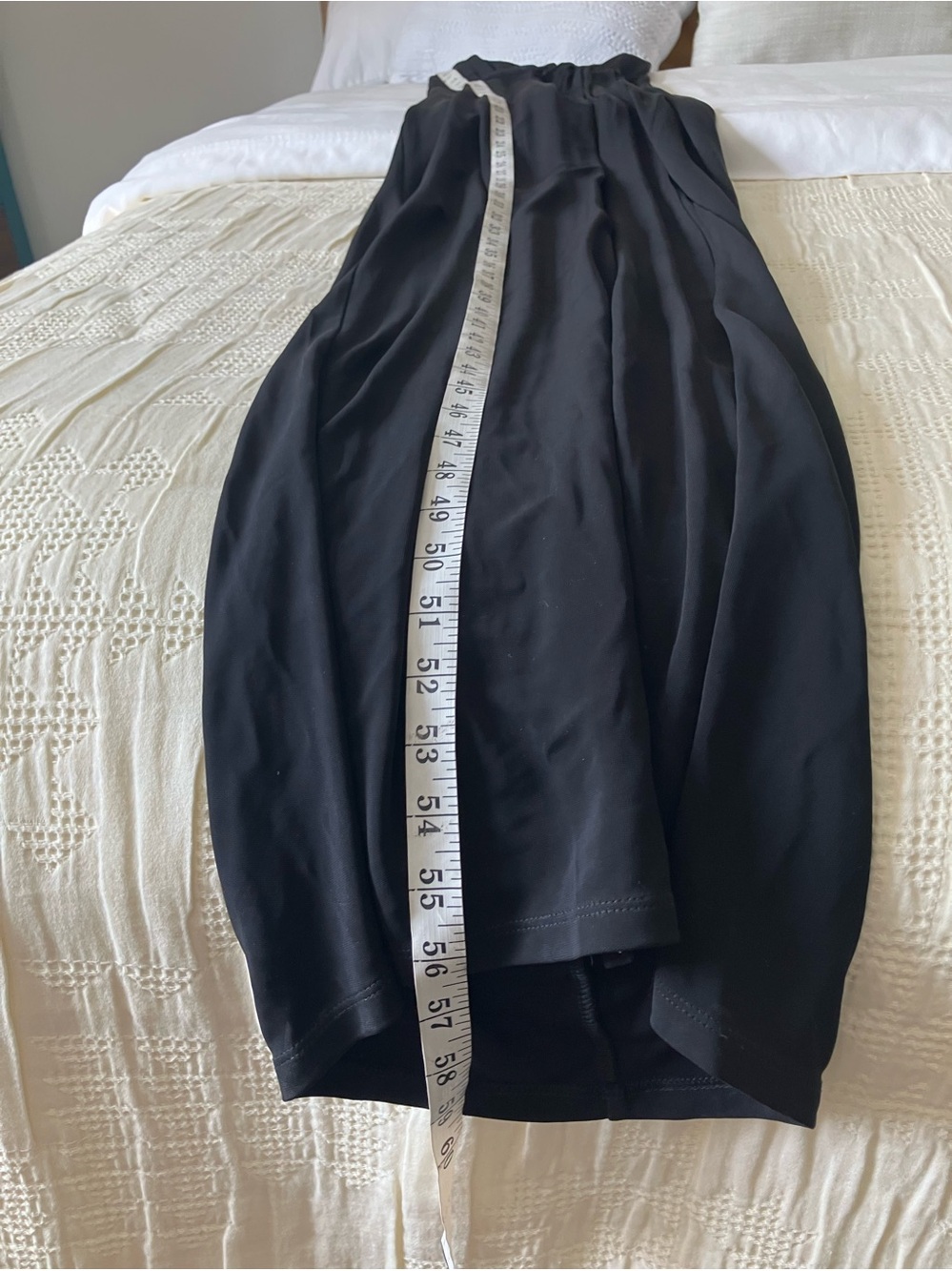 WHBM Black Halter Sleek Maxi Dress Size 6 - Picture 9 of 15